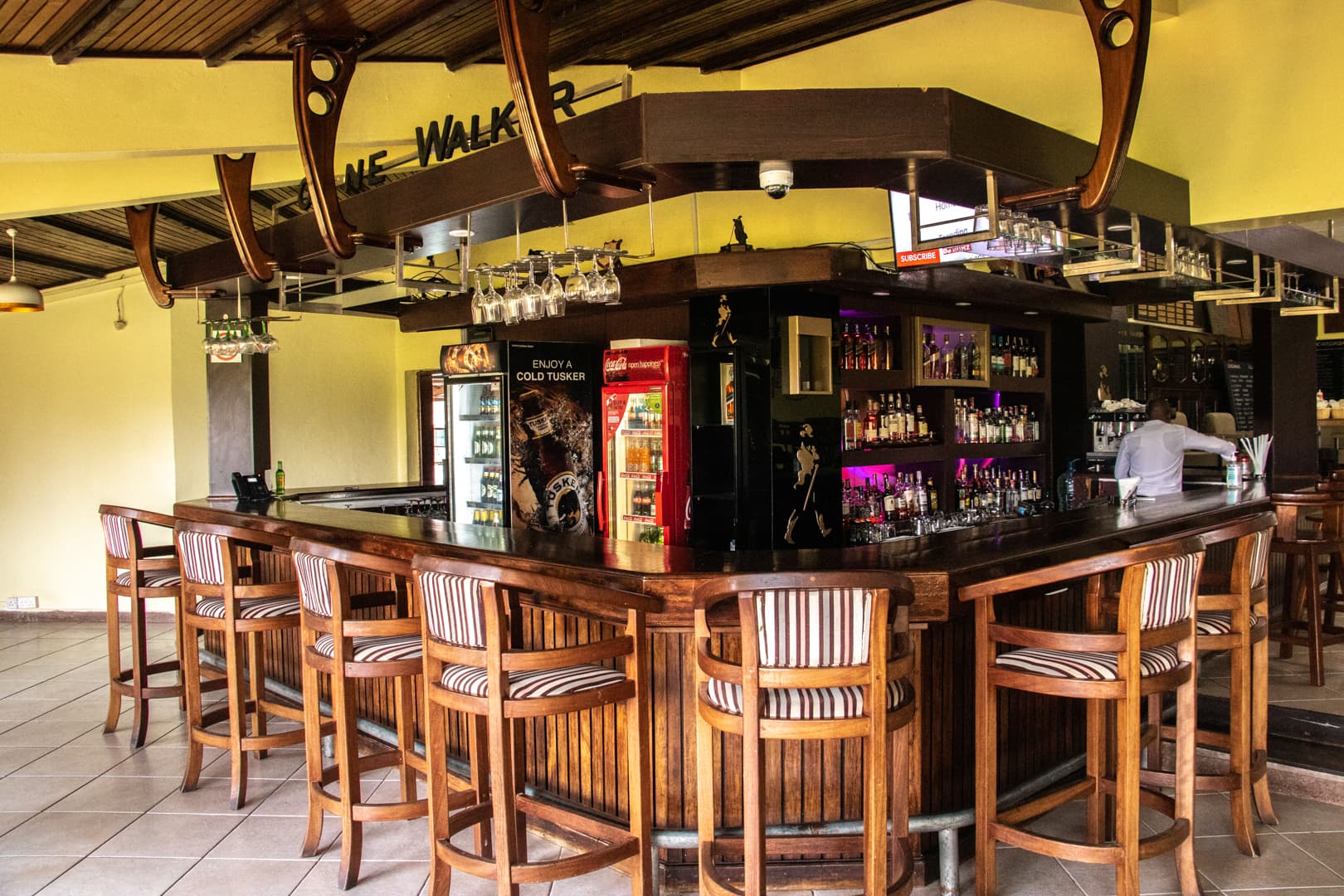 Clubhouse exterior and entrance